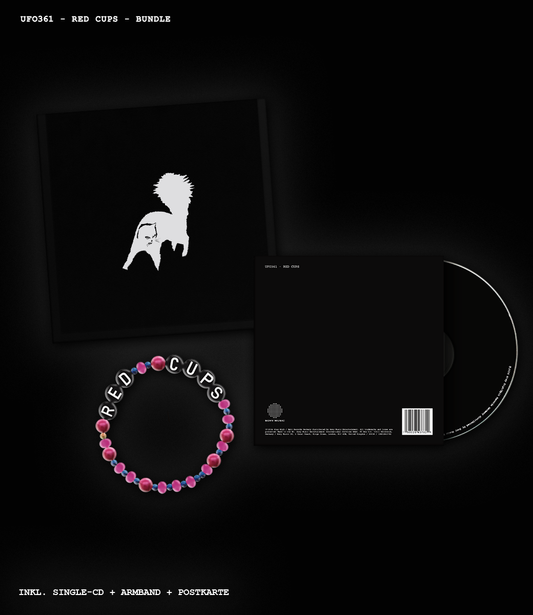 UFO361 - „RED CUPS“ - CD + ARMBAND + POSTKARTE