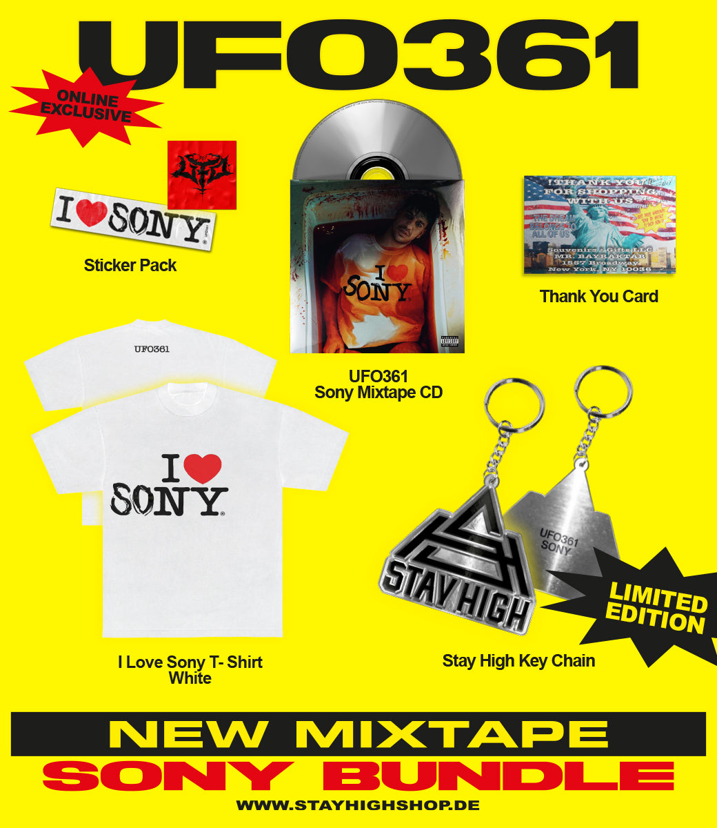 UFO361 - "SONY (Mixtape)" - CD + T-Shirt white