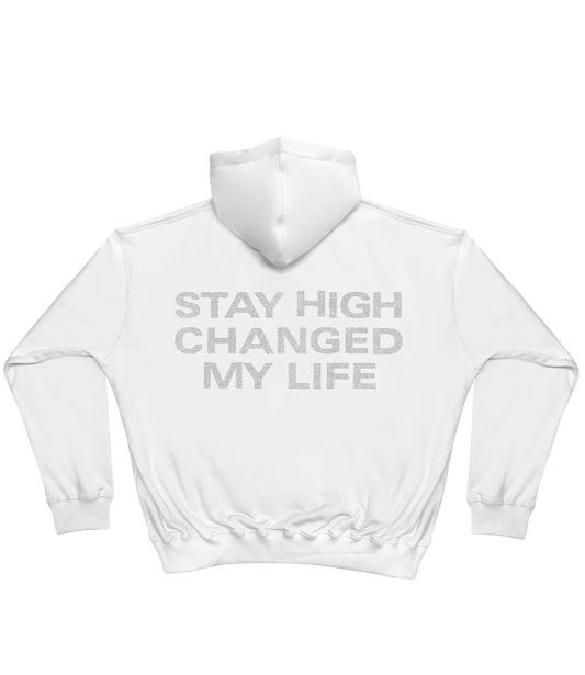 UFO361 - STAY HIGH Hoodie white