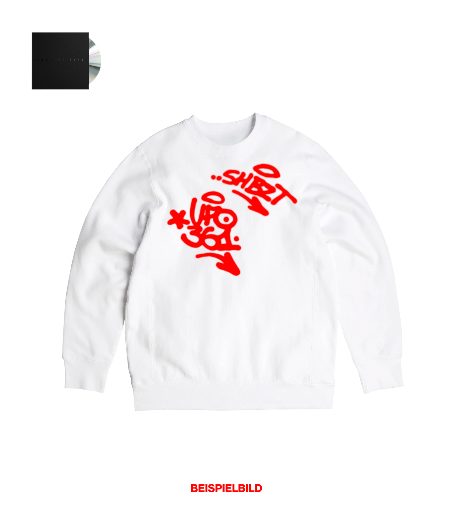„LOVE MY LIFE“ Album-CD & Graffiti Crewneck inklusive