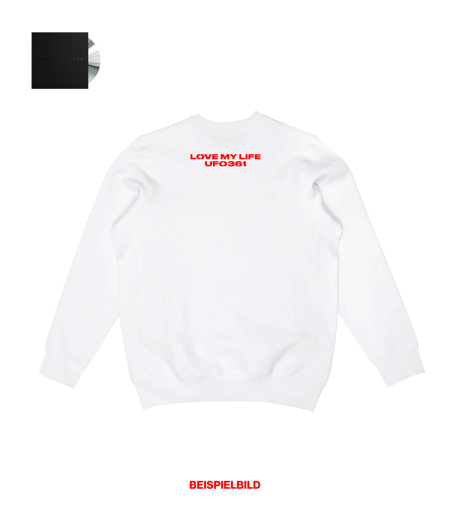 „LOVE MY LIFE“ Album-CD & Graffiti Crewneck inklusive