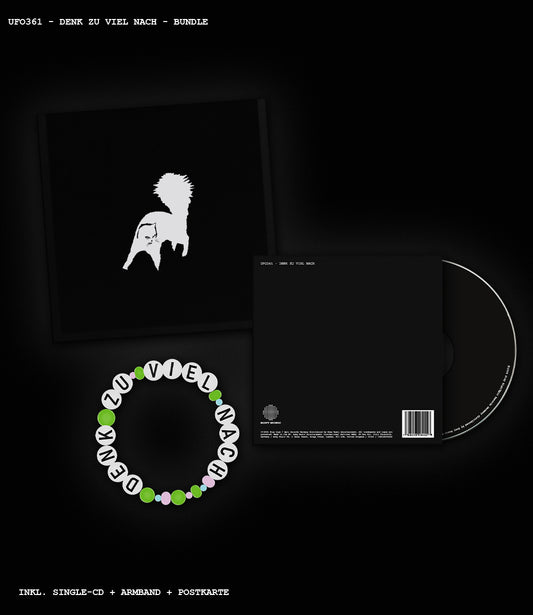 UFO361 - „DENK ZU VIEL NACH“ - CD + ARMBAND + POSTKARTE