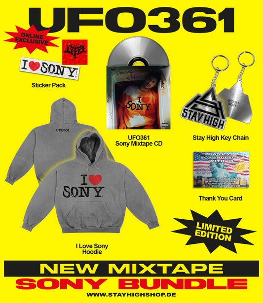 UFO361 - "SONY (Mixtape)" - CD + Hoodie grey