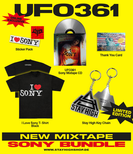 UFO361 - "SONY (Mixtape)" - CD + T-Shirt black