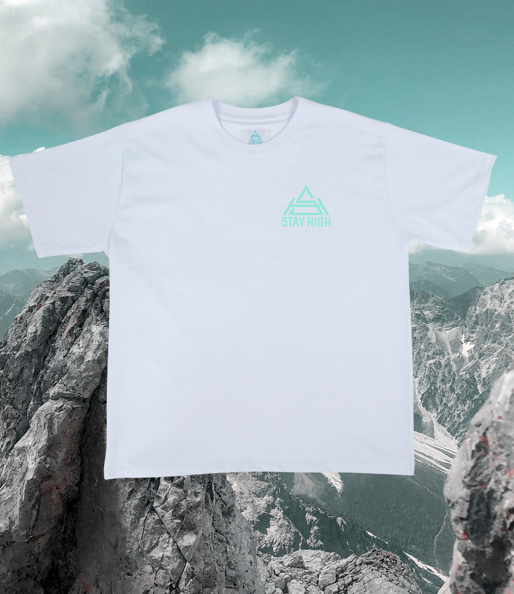 Stay High Logo Tee White + CD