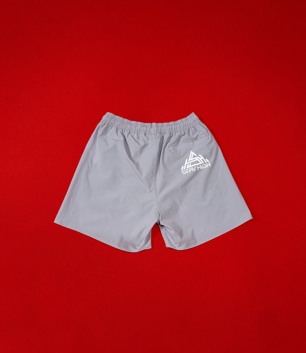 UFO361 STAY HIGH BEACH SHORTS GREY
