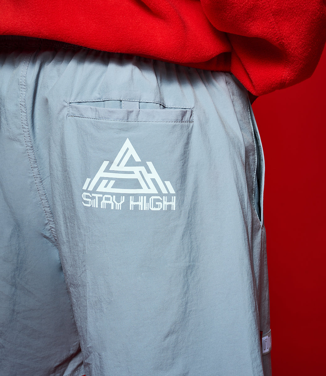 UFO361 STAY HIGH BEACH SHORTS GREY